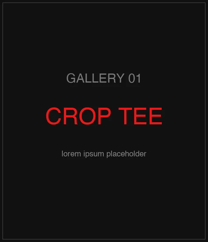 Minimal Crop Tee — кадр 2