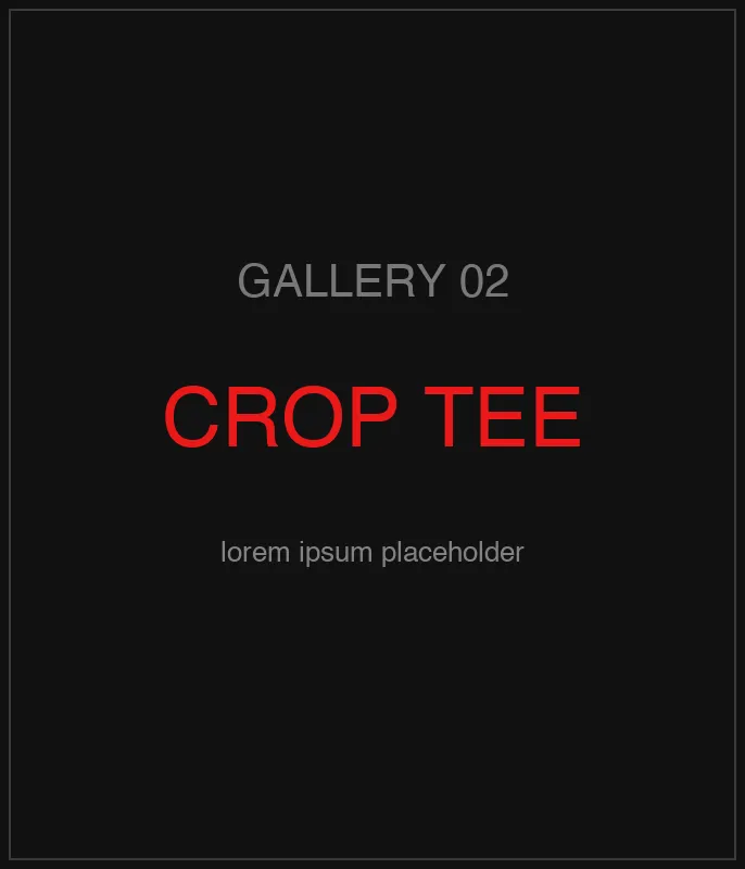Minimal Crop Tee — кадр 3